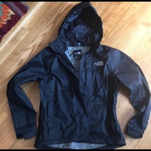 North face Black Rain Coat/ Windbreaker